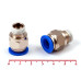 Пневмофитинг цанговый прямой с наружной резьбой PC 10-02 (R1/4") HIMPT